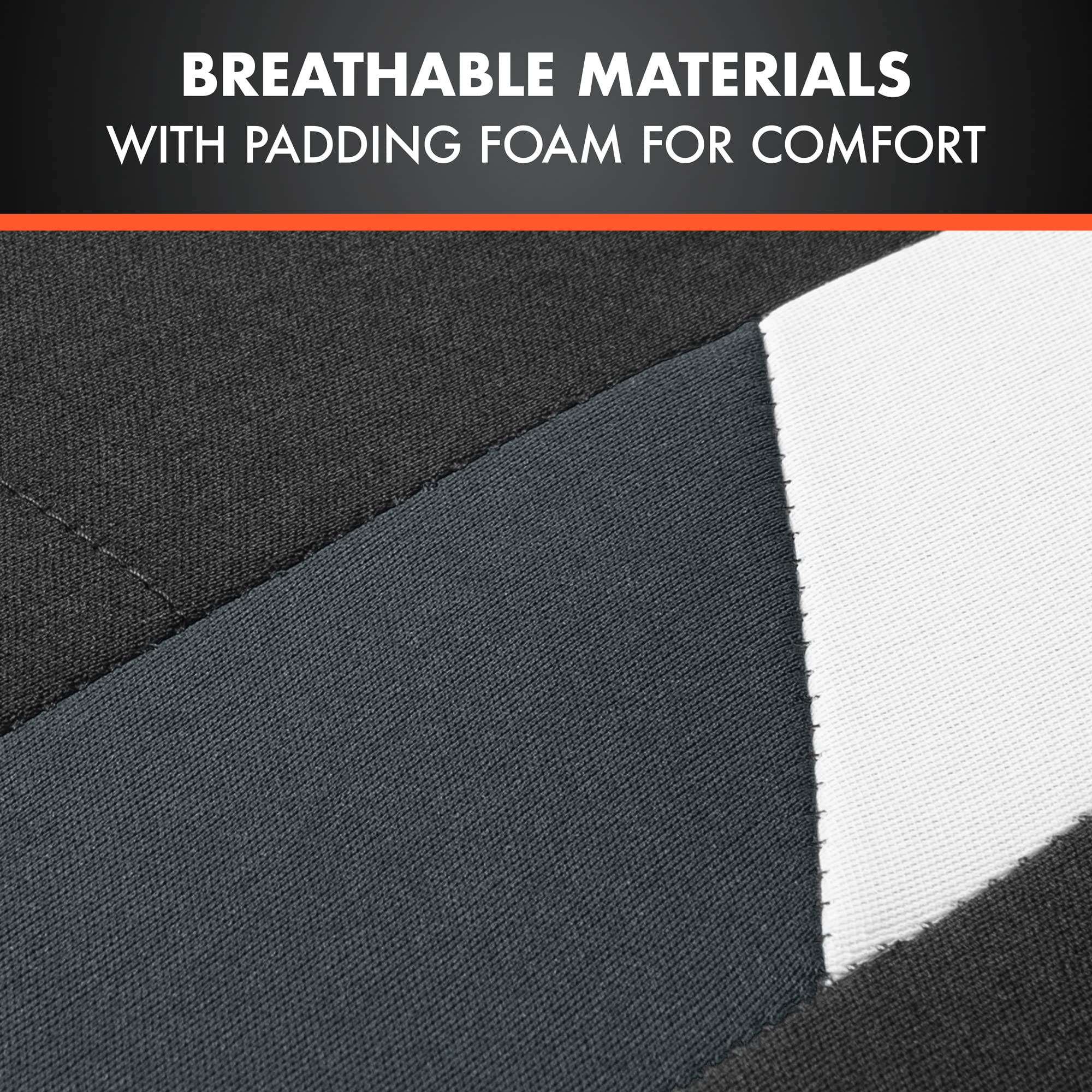 BDK carXS Monaco Seat Covers for Cars Full Set, Gray Tri-Tone Front with Split Rear Bench Back Seat Cover, Automotive Seat Covers for Trucks SUV Van Auto - Image 7