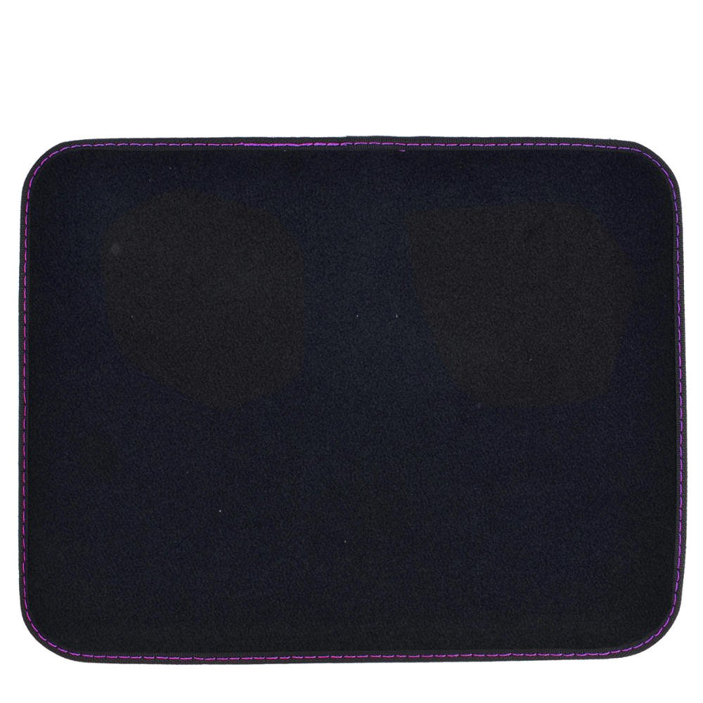 BDK Purple White Butterfly Design Carpet Car Floor Mats for Auto Van Truck SUV-4 Pieces Front & Rear Full Set with Rubber Backing-Universal Fit (MT-509-PP) - Image 8