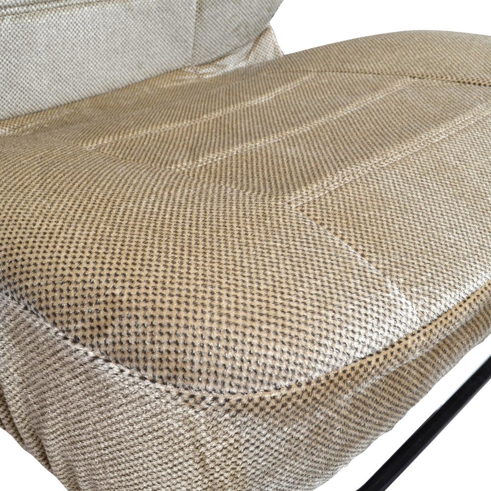 Beige Dotted Cloth Regal Style 4 Piece Premium Low Back Auto Seat Covers for Honda Accord - Image 4