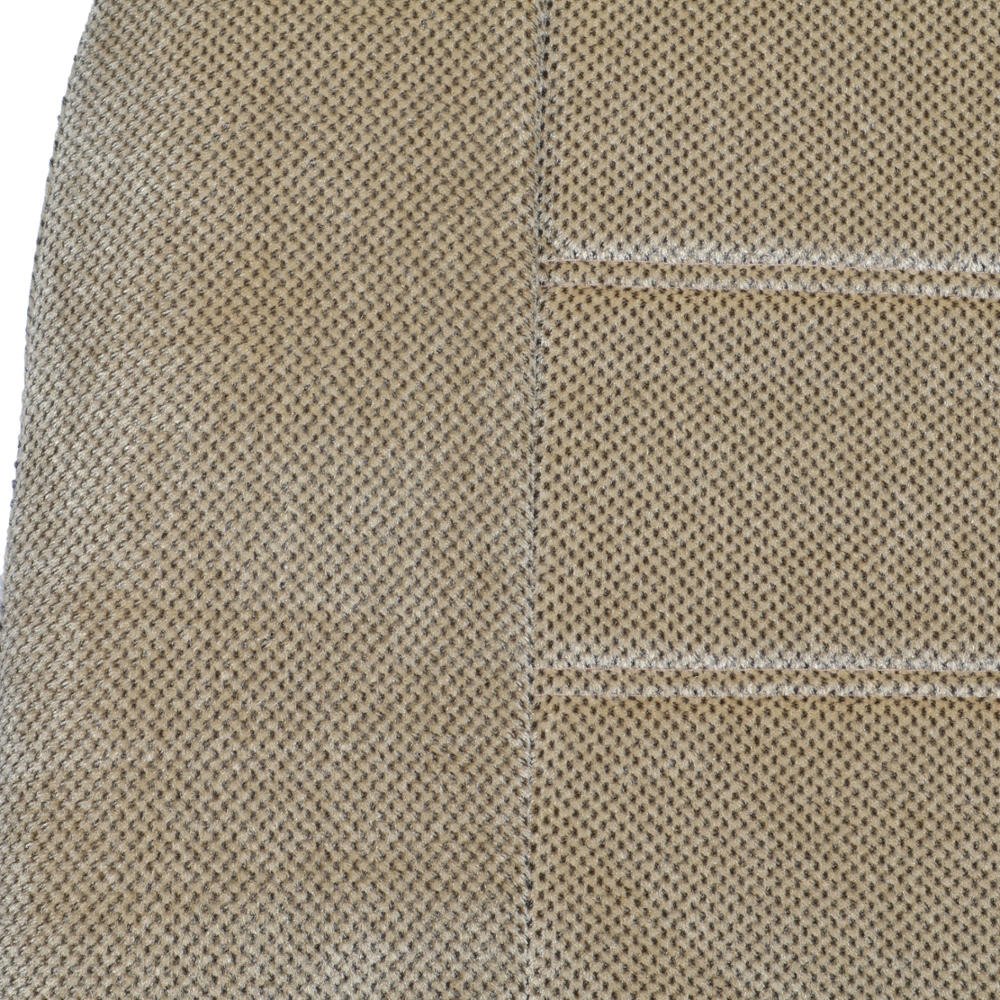 Beige Dotted Cloth Regal Style 4 Piece Premium Low Back Auto Seat Covers for Honda Accord - Image 6